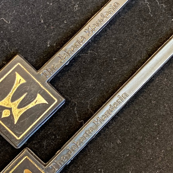 Vintage Lot of 9 60’s-80’s Swizzle Sticks from Indonesia (Jakarta & Nusa Dua) - Picture 8 of 17